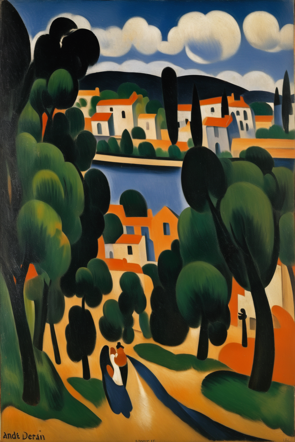 00424-4000328471-_lora_Andre Derain Style_1_Andre Derain Style - Andre Derain's painting depicting riverside.png